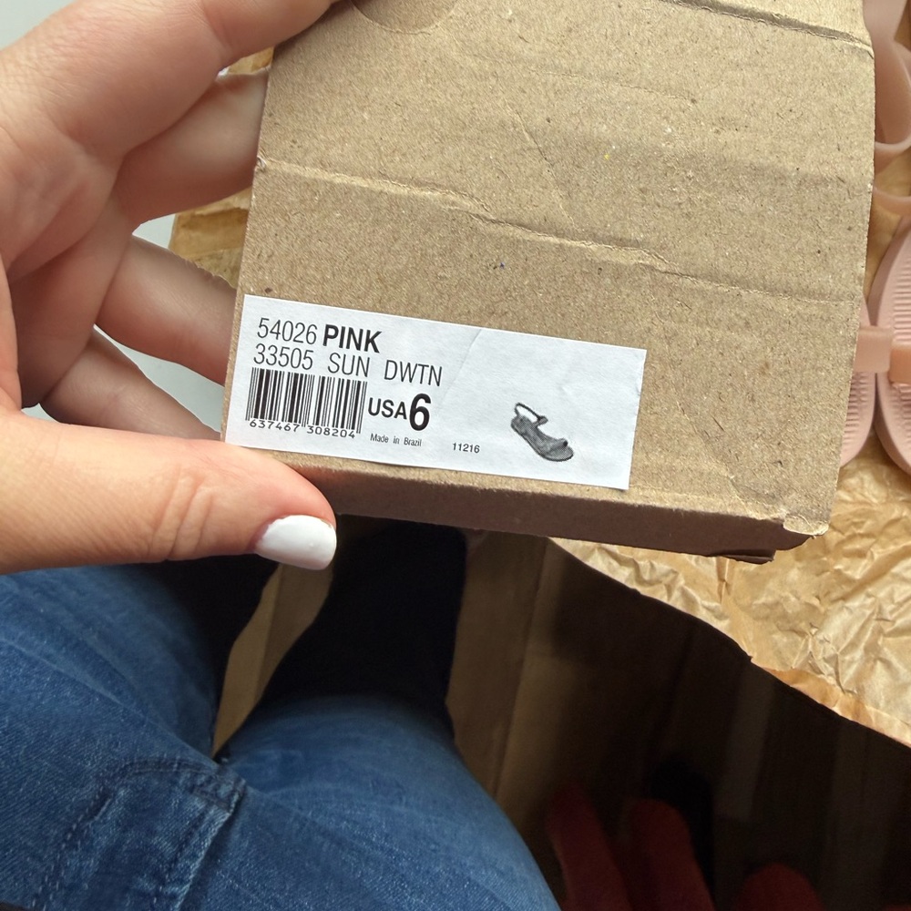 Melissa Blush Pink Jelly Sandals for Women NEW - Picture 2 of 3